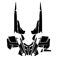 Polaris Pro-RMK Rush Hood & Tunnel 155 Graphic Templates