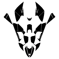Polaris Outlaw 450 500 525 2009 2010 2011 2012 Graphic Templates