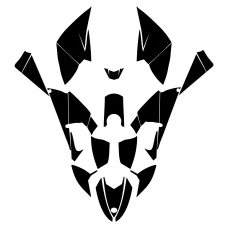 Polaris Outlaw 450 500 525 2009 2010 2011 2012 Graphic Templates