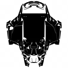 POLARIS RZR 1000 TURBO S 2019 Full Kit Graphic Templates