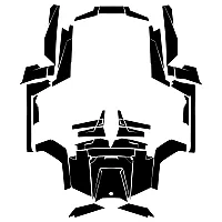 POLARIS RZR 900 900XP FULL KIT Graphic Templates