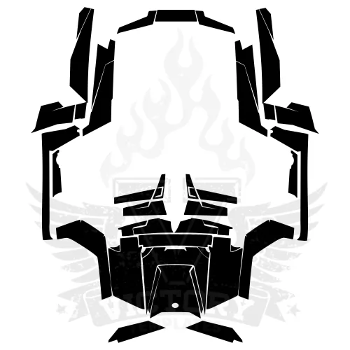 POLARIS RZR 900 900XP FULL KIT Graphic Templates POLARIS RZR 900 900XP FULL KIT Graphic Templates