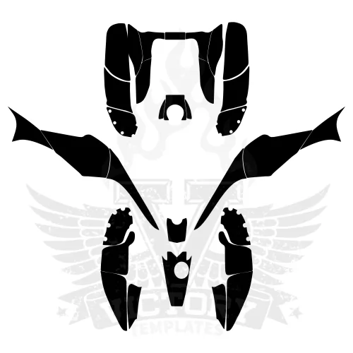 POLARIS TRAILBLAZER SCRAMBLER 250 Graphics Template POLARIS TRAILBLAZER SCRAMBLER 250 Graphics Template