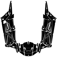 Polaris RZR 1000 XP 2014 2015 2016 2017 2018 2019 2020 (Full Kit) 4 DOORS Graphic Templates