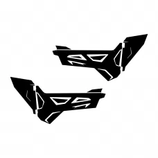 Polaris RZR 900S Trail OEM Doors Graphic Templates