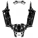 Polaris RZR XP 1000 2019- 4 DOORS Full Kit Graphic Templates