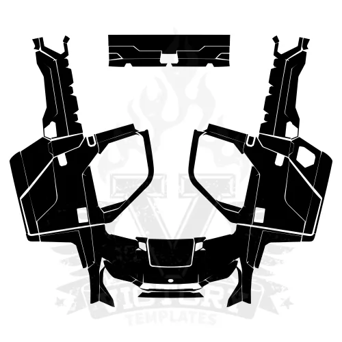 POLARIS Ranger XP 1000 2018 2019 2020 2021 2022 2024 (Full Kit) Graphic Templates POLARIS Ranger XP 1000 2018 2019 2020 2021 2022 2024 (Full Kit) Graphic Templates