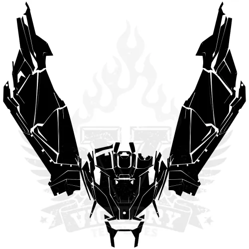 POLARIS RZR XP PRO 4 DOORS 2020- (Full kit) Graphic Templates POLARIS RZR XP PRO 4 DOORS 2020- (Full kit) Graphic Templates