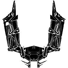 Polaris RZR 1000 Turbo 2015 2016 2017 2018 2019 (Full Kit) 4 DOORS Graphic Templates