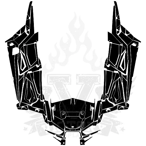 Polaris RZR 1000 Turbo 4 Doors (2015-2019) Graphics Template Polaris RZR 1000 Turbo 4 Doors (2015-2019) Graphics Template