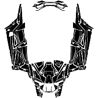 Polaris RZR XP 1000 2019- 4 DOORS Full Kit Graphic Templates
