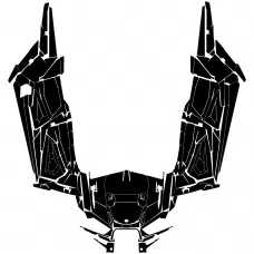 Polaris RZR 1000 Turbo 2015 2016 2017 2018 2019 (Full Kit) 4 DOORS Graphic Templates