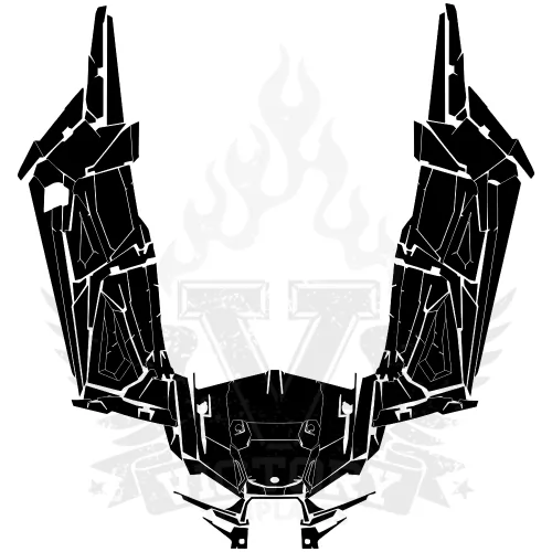 Polaris RZR 1000 Turbo 2015 2016 2017 2018 2019 (Full Kit) 4 DOORS Graphic Templates Polaris RZR 1000 Turbo 2015 2016 2017 2018 2019 (Full Kit) 4 DOORS Graphic Templates