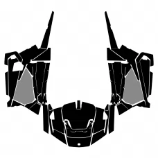 Polaris RZR S XP 900 1000 2014 2015 2016 2017 2018 2019 Graphic Templates