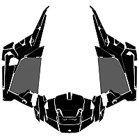 Polaris RZR XP 1000 2014 2015 2016 2017 2018 2019 2 Doors Graphic Templates