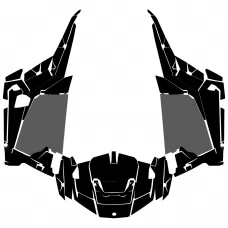 Polaris RZR XP 1000 2014 2015 2016 2017 2018 2019 2 Doors Graphic Templates