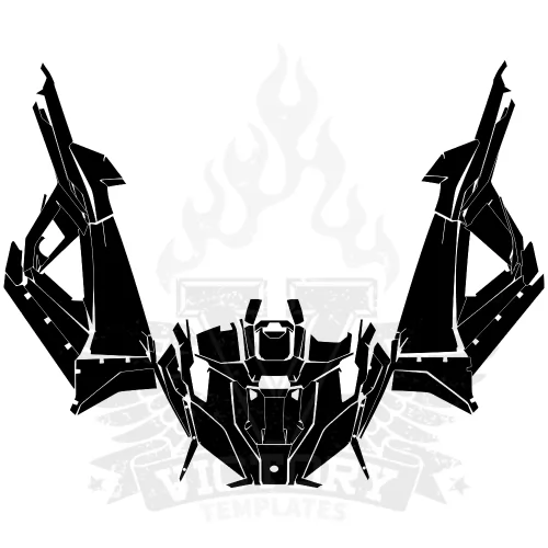 Polaris RZR XP PRO 2020- Graphic Templates Polaris RZR XP PRO 2020- Graphic Templates