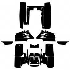 YAMAHA BANSHEE 350 Graphic Templates