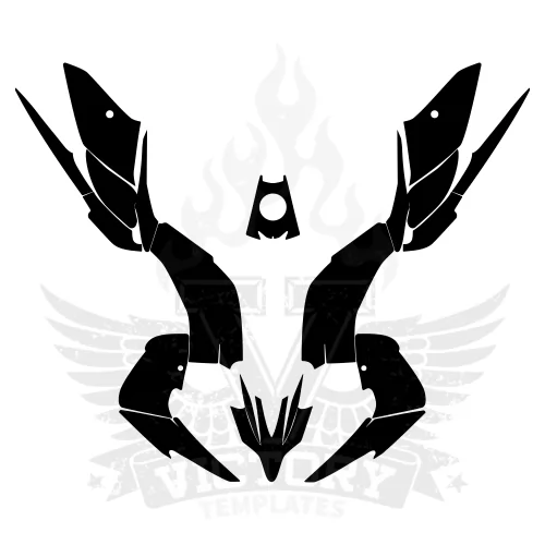 Yamaha RAPTOR 250R Graphic Templates Yamaha RAPTOR 250R Graphic Templates