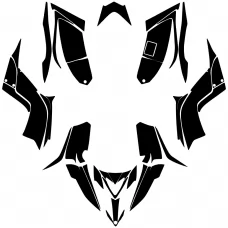 YAMAHA RAPTOR 700R 2013 2014 2015 2016 2017 2018 2019 2020 2021 2022 Graphic Templates