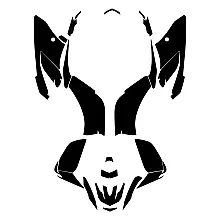 Yamaha RAPTOR YFM 125 Graphics Template