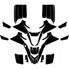 Yamaha BLASTER YFS 200 Full Kit 1988-2006 Graphic Templates