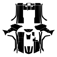 YAMAHA GRIZZLY 350 Graphic Templates