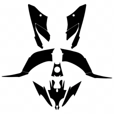 YAMAHA RAPTOR 125 250 Graphic Templates