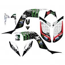 Yamaha Raptor 660 Monster EDITABLE DESIGNS Graphic Templates