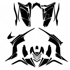 YAMAHA RAPTOR 700 2006 2007 2008 2009 2010 2011 2012 Graphic Templates