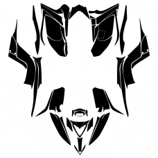 YAMAHA RAPTOR 700 2013 2014 2015 2016 2017 2018 2019 2020 2021 2022 Graphic Templates