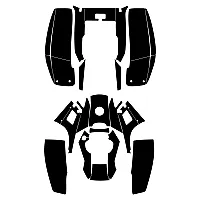 YAMAHA WARRIOR 350 Full Kit Graphic Templates