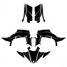 YAMAHA YFZ 450R 2013 2014 2015 2016 2017 2018 2019 Graphic Templates