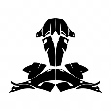 Helmet Fly F2 Carbon Wrapping Template