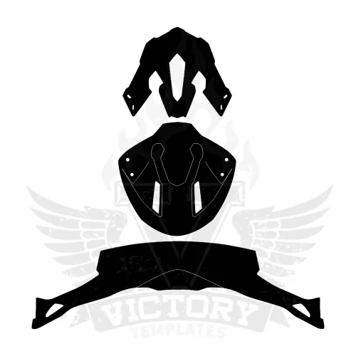 Helmet JUST ONE Wrapping Template Helmet JUST ONE Wrapping Template