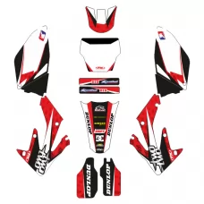 Honda CRF 250 2006-2007 EDITABLE DESIGNS Graphic Templates