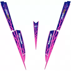 Kawasaki SX 550 OEM EDITABLE DESIGNS Graphic Templates