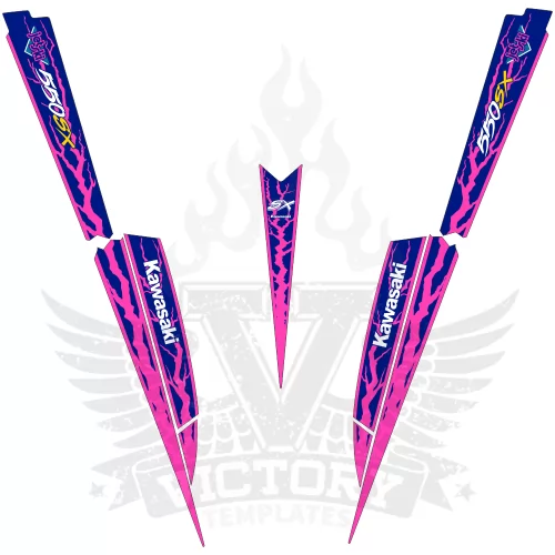 Kawasaki SX 550 OEM EDITABLE DESIGNS Graphic Templates Kawasaki SX 550 OEM EDITABLE DESIGNS Graphic Templates