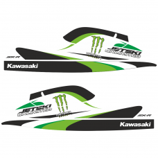 Kawasaki SXR Monster EDITABLE DESIGNS Graphic Templates