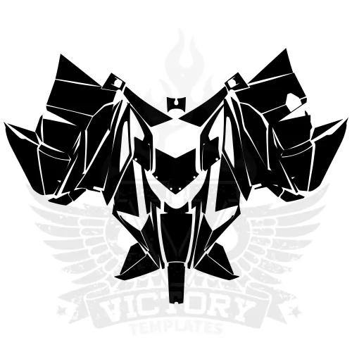 Arctic Cat XF 8000 High Country 2018 2019 Graphic Templates Arctic Cat XF 8000 High Country 2018 2019 Graphic Templates