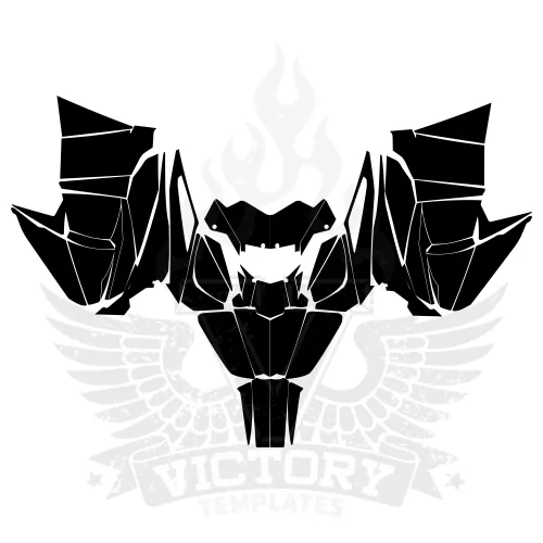 Arctic Cat ZR 6000 R SX 2018 2019 2020 2021 Racer Graphic Templates Arctic Cat ZR 6000 R SX 2018 2019 2020 2021 Racer Graphic Templates