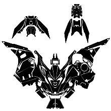 Lynx Shredder RE 850 E-TEC Turbo R and Non-Turbo 2023 2024 2025 2026 2027 Graphics Template