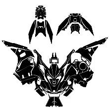 Lynx Shredder DS 850 E-TEC Turbo R and Non-Turbo 2023 2024 2025 2026 2027 Graphics Template