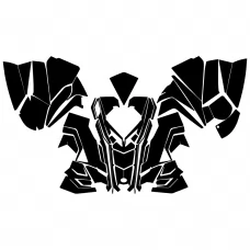 POLARIS 600R 2017 2018 2019 2020 2021 Graphic Templates