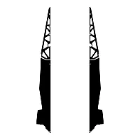 POLARIS Axys Titan XC Tunnel 155 2018 2019 2020 2021 2022 2023 2024 2025 Graphic Templates
