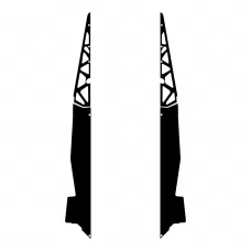 POLARIS Axys Titan XC Tunnel 155 2018 2019 2020 2021 2022 2023 2024 2025 Graphic Templates