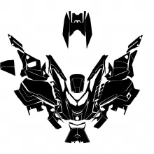 SKI-DOO G5 Backcountry X-RS & Adrenaline (NO TURBO) 2024 2025 2026 Graphics Template