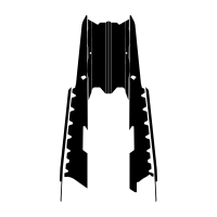 Ski-Doo FREERIDE 850 146 Tunnel Graphic Templates