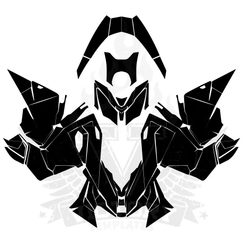 Ski-Doo Rev XS 1200 2016 2017 2018 Graphic Templates Ski-Doo Rev XS 1200 2016 2017 2018 Graphic Templates