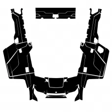 POLARIS Ranger XP 1000 2018 2019 2020 2021 2022 2023 2024 Graphic Templates